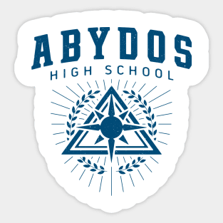 Abydos High School Emblem Sticker